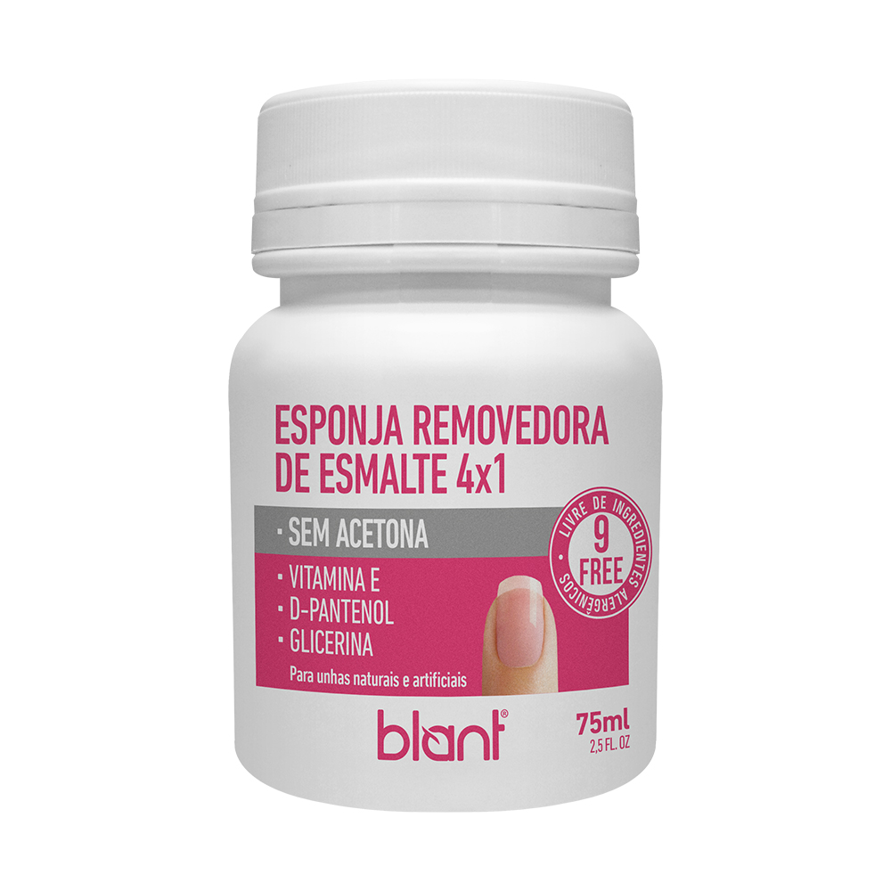 ESPONJA REMOV. DE ESMALTE 4X1 75ML BLANT