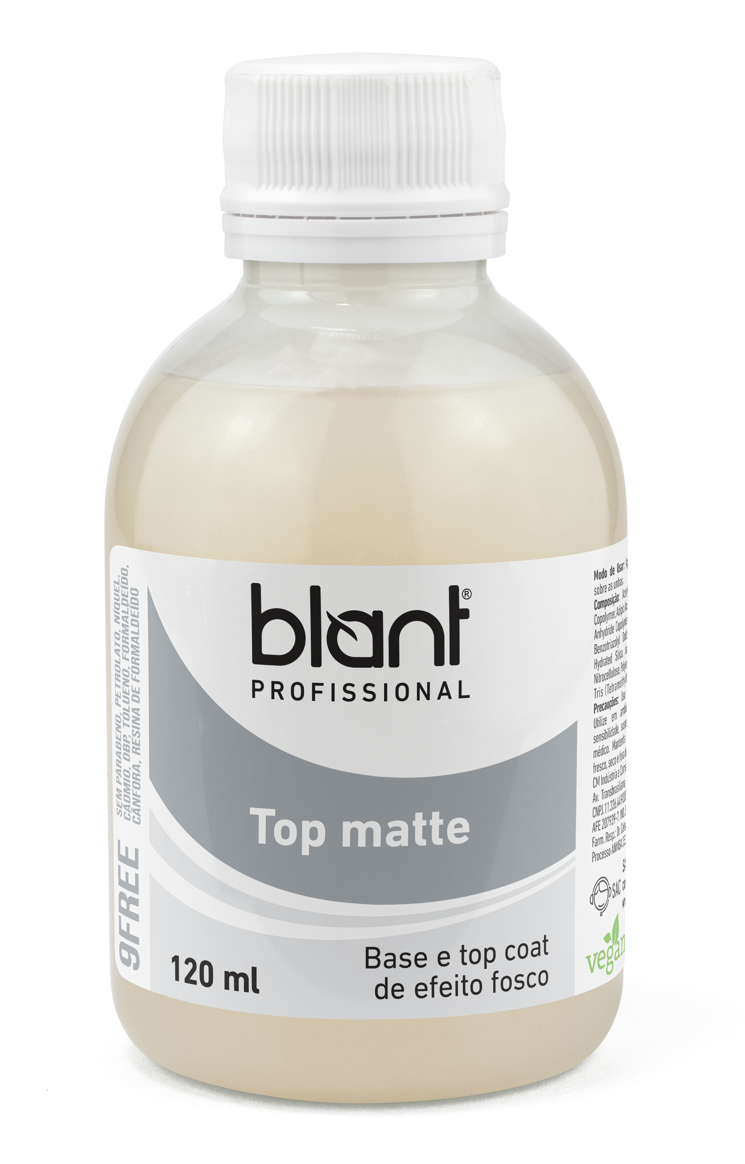 BASE TOP MATTE BLANT-4FREE 120ML