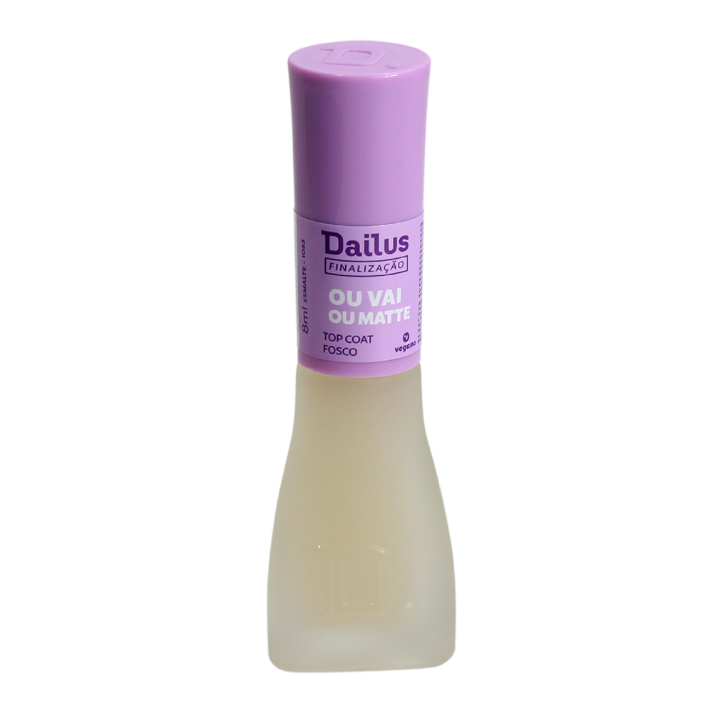 ESMALTE-TOP COAT FOSCO-OU VAI OU MATTE