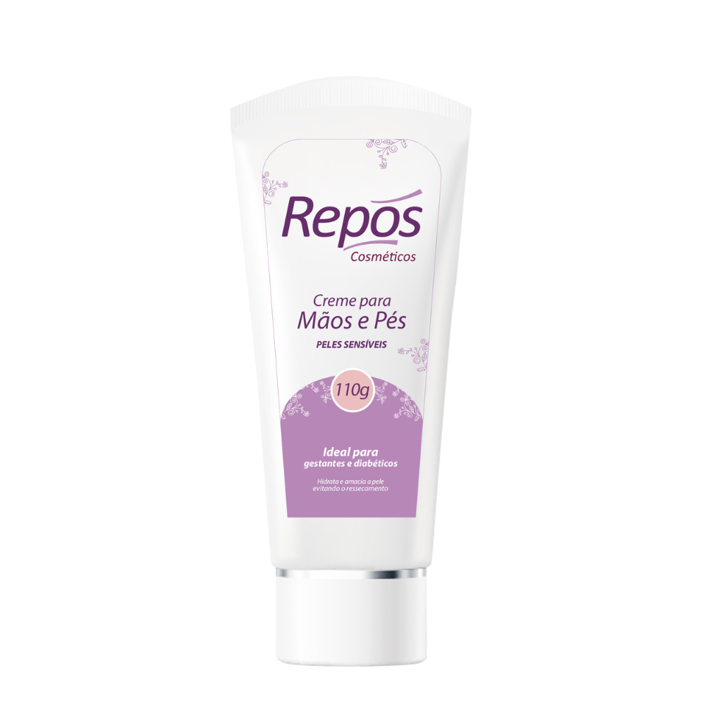 CREME MAOS E PES REPOS PELE SENS. 110GR