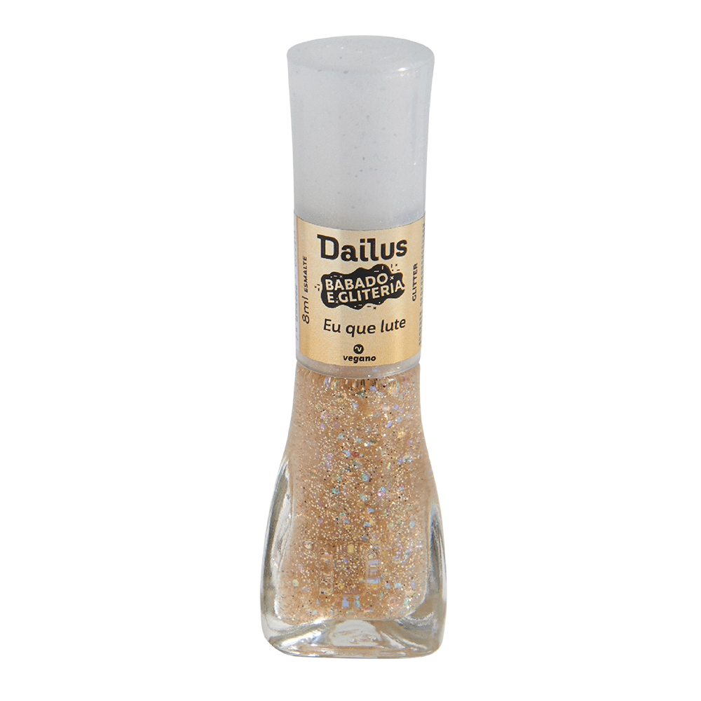 ESMALTE- BABADO E GLITTERIA EU QUE LUTE
