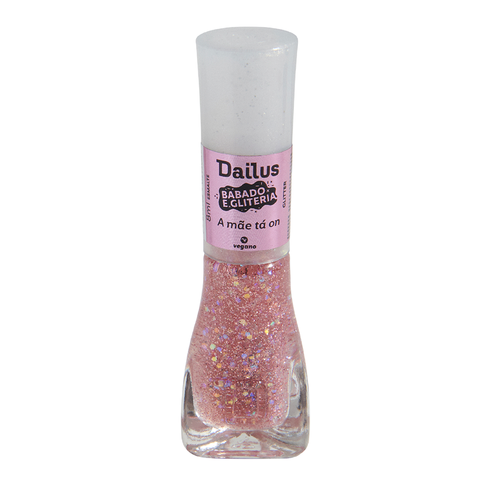 ESMALTE- BABADO E GLITTERIA  A MAE TA ON