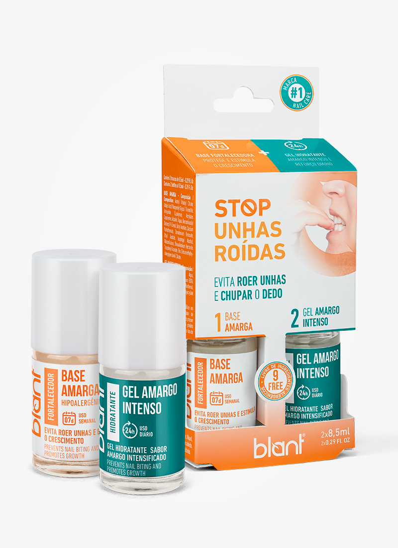 KIT STOP UNHAS ROIDAS BLANT 2 X 8,5ML