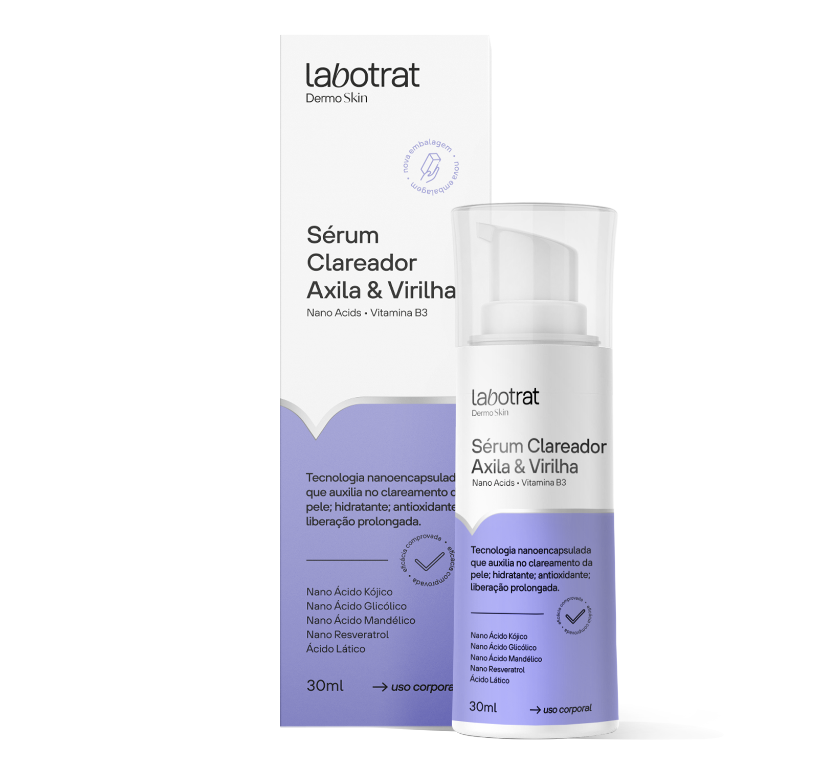 SERUM CLAREAD AXILA/VIR 30ML LABOTRAT