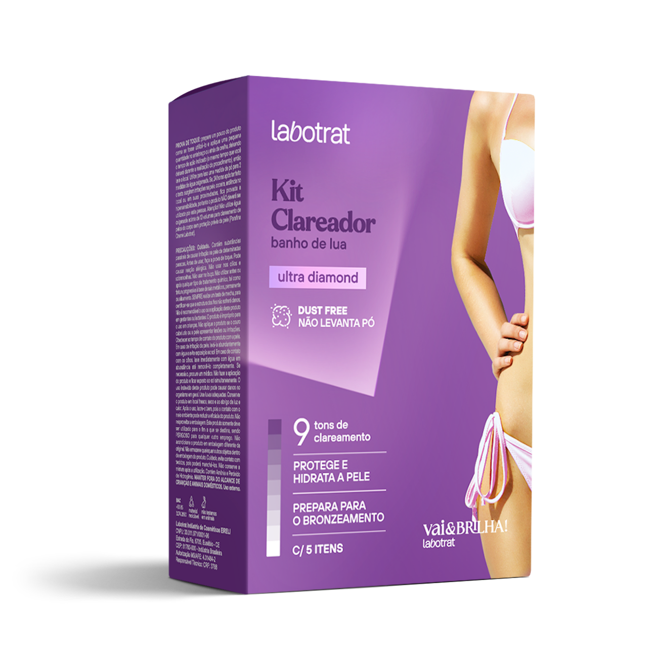 KIT BANHO DE LUA 5 ITENS LABOTRAT