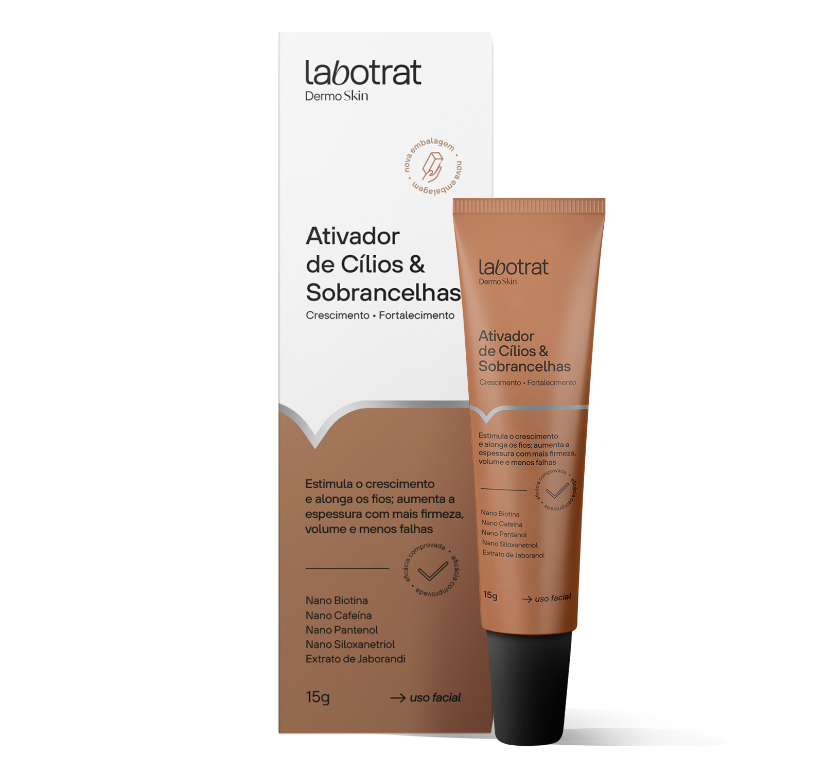 ATIVADOR CILIOS E SOBRANCELHA 15G LABOTR