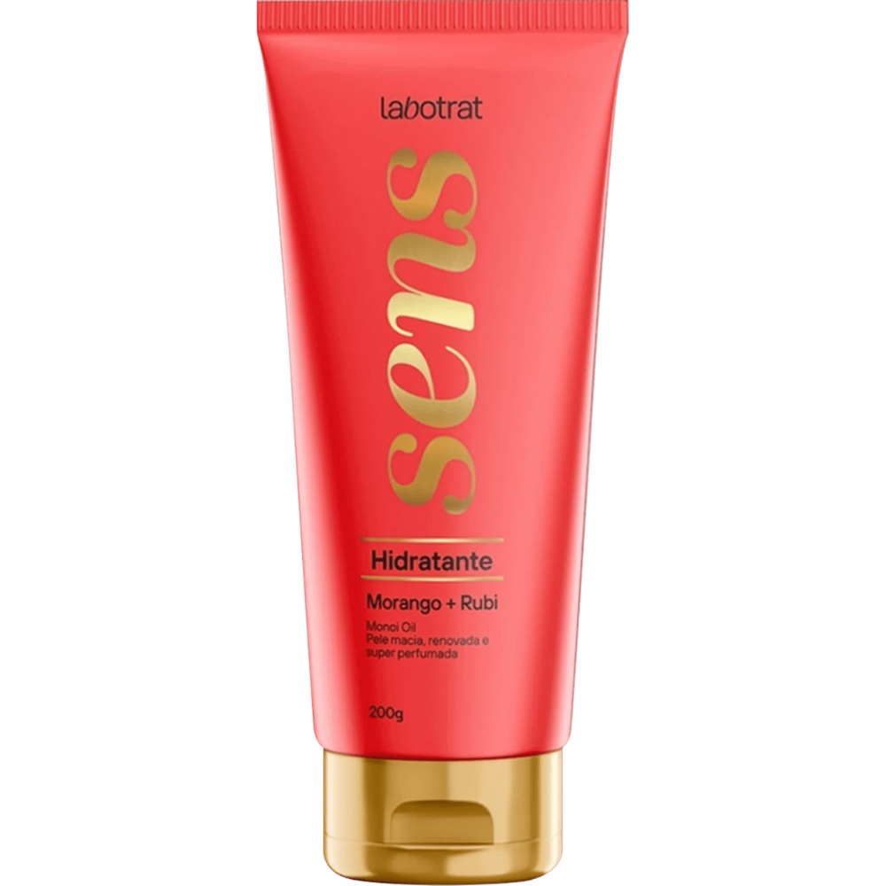 HIDRATANTE MORANGO E RUBI SENS 200G LABO
