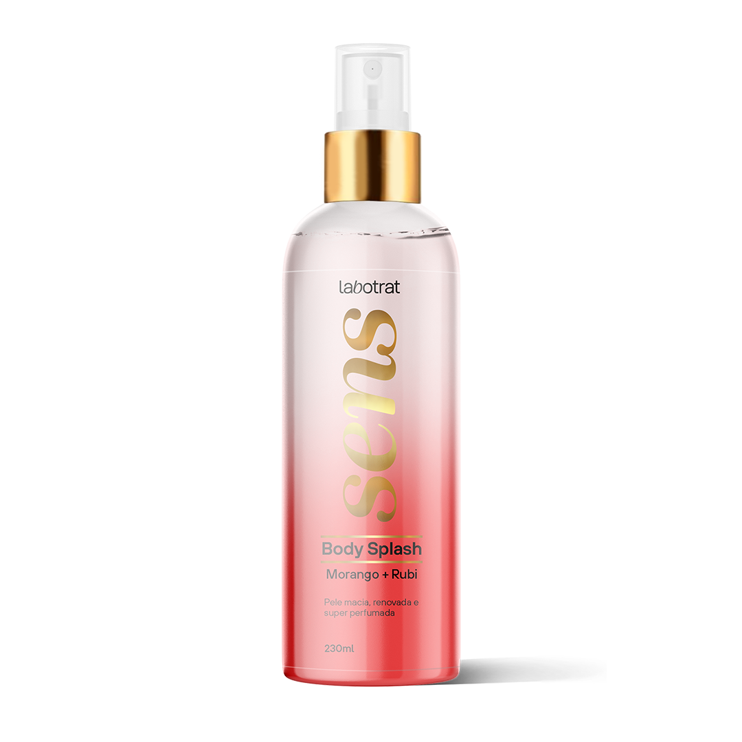 BODY SPLASH MORANGO E RUBI SENS 230ML LA