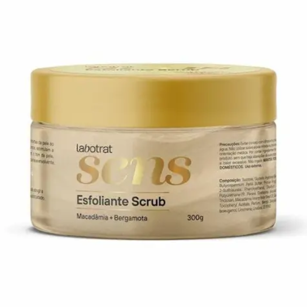 ESFOLIANTE SCRUB MACADAMIA E BERGAMOTA S