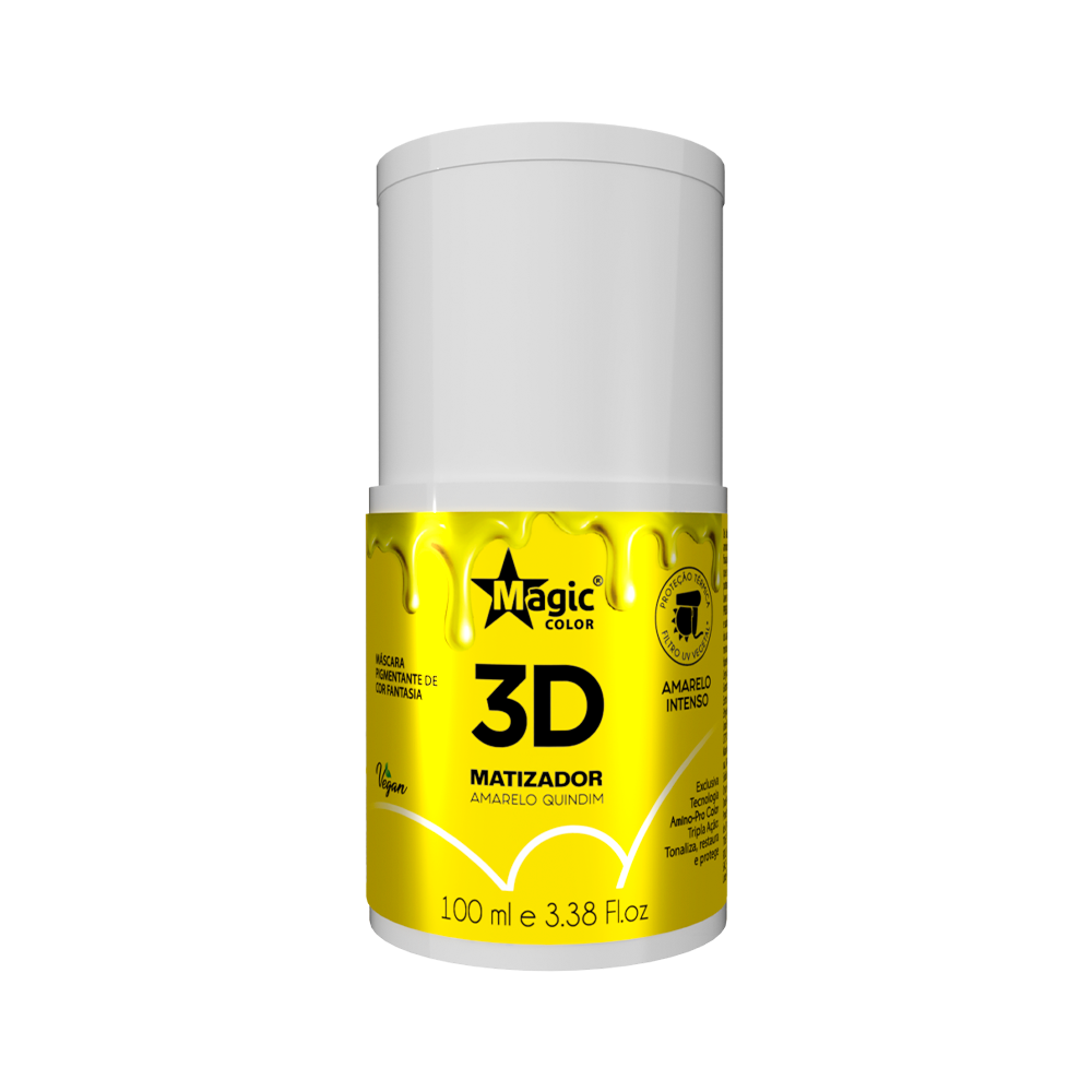 MATIZADOR 3D AMARELO QUINDIM 100ML - 134