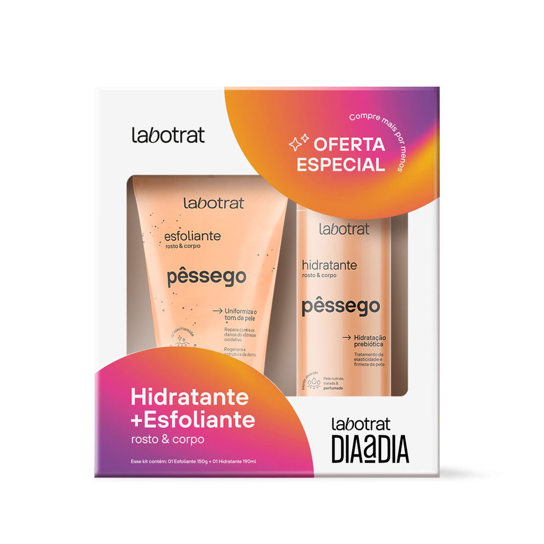 KIT HID  + ESFOLIANTE PESSEGO LABOTRAT