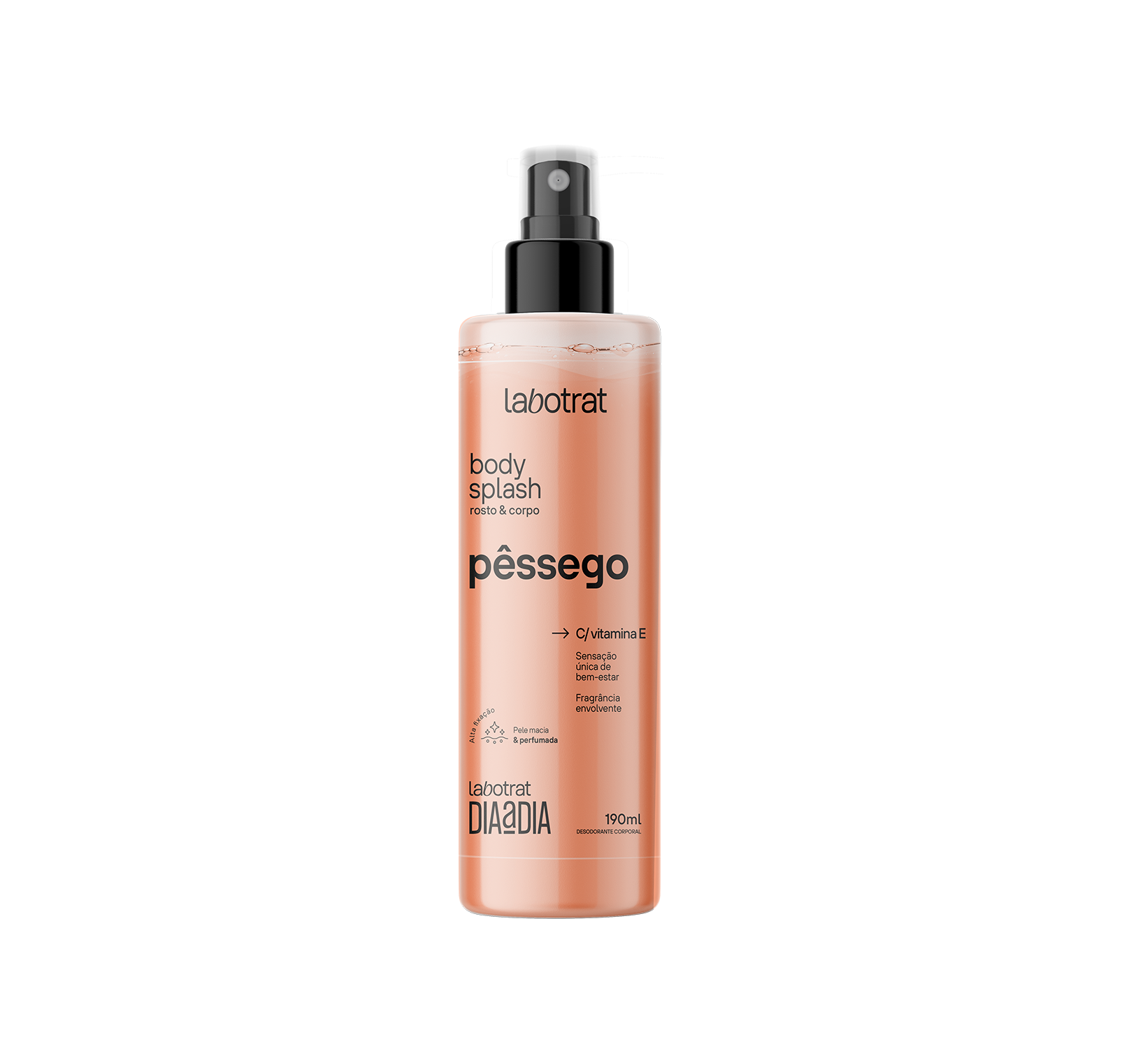 BODY SPLASH PESSEGO 190ML LABOTRAT