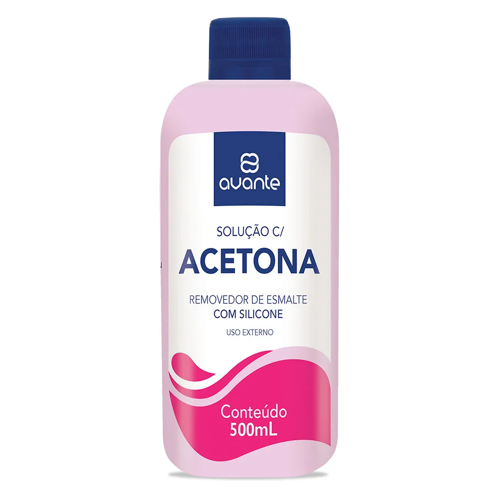 REMOVEDOR COM ACETONA ROSA 500ML - 6
