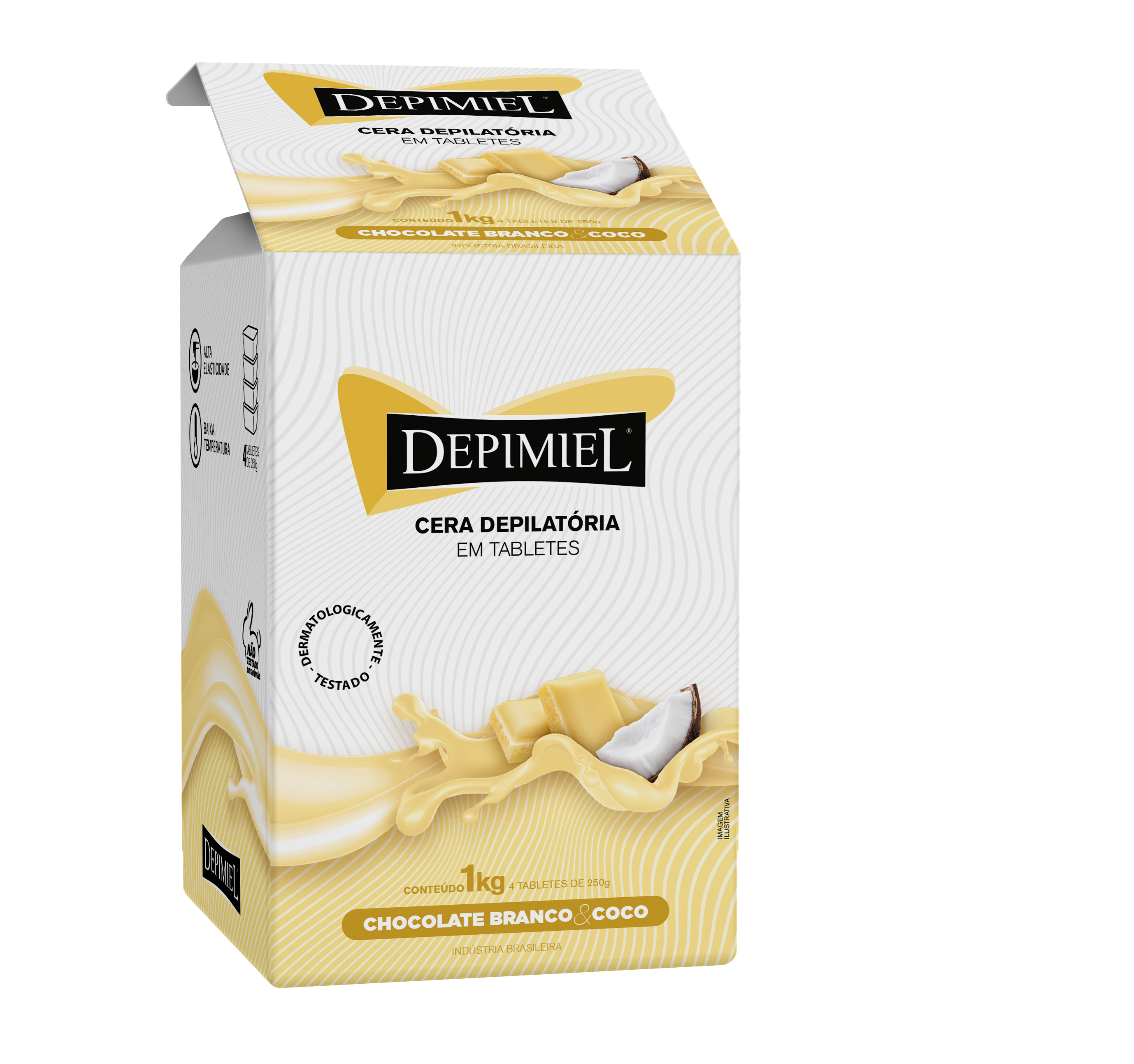 CERA DEO CHOC E COCO 1KG 4 TABLETES-1495