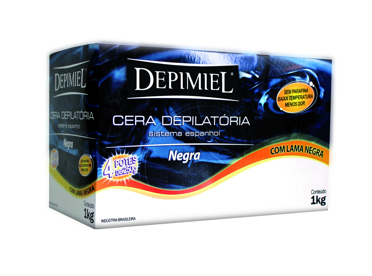 CERA DEO NEGRA 1KG 4 TABLETES  - 1469