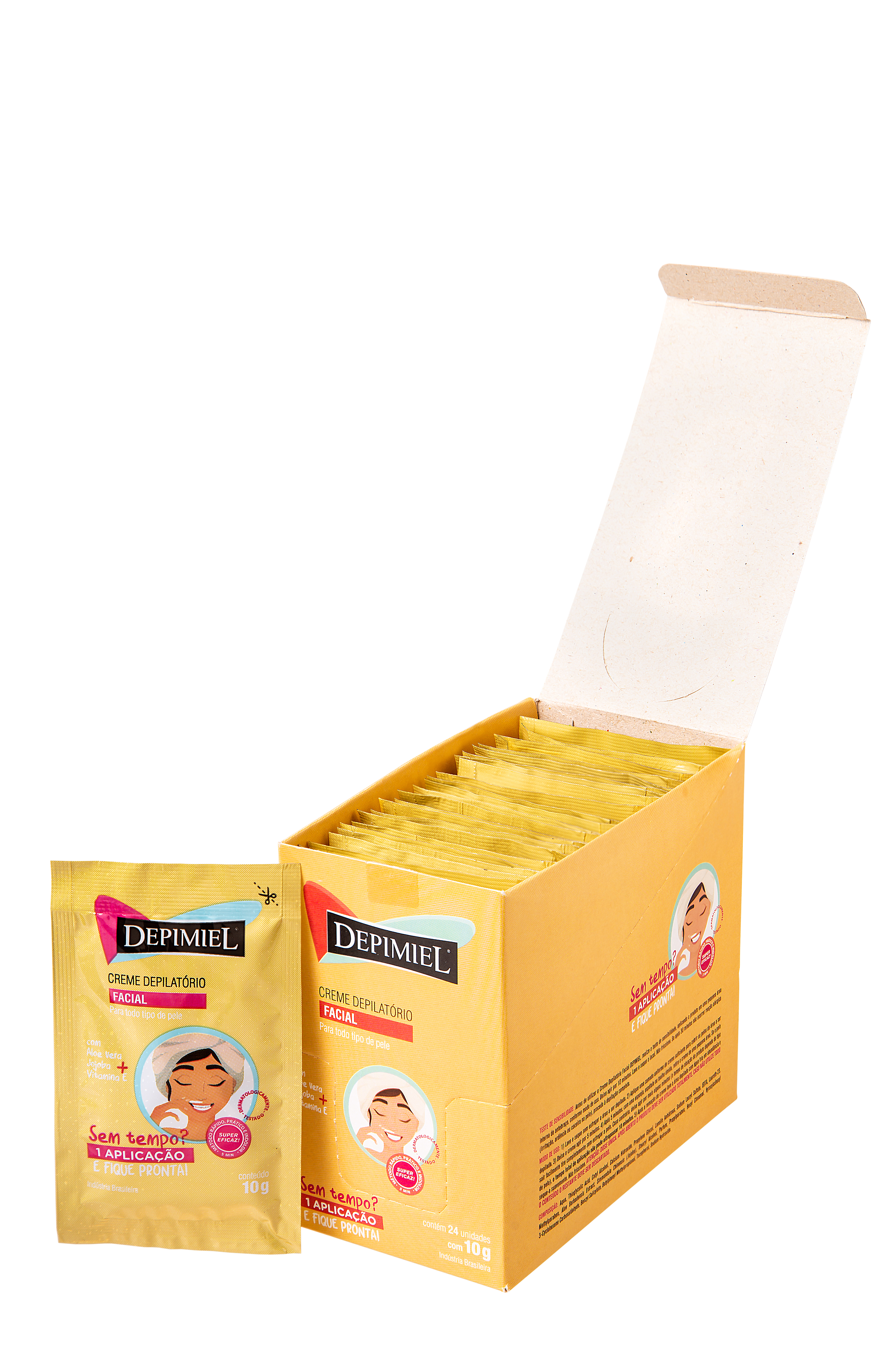 CREME DEPIL FACIAL SACHE 10G - 1375