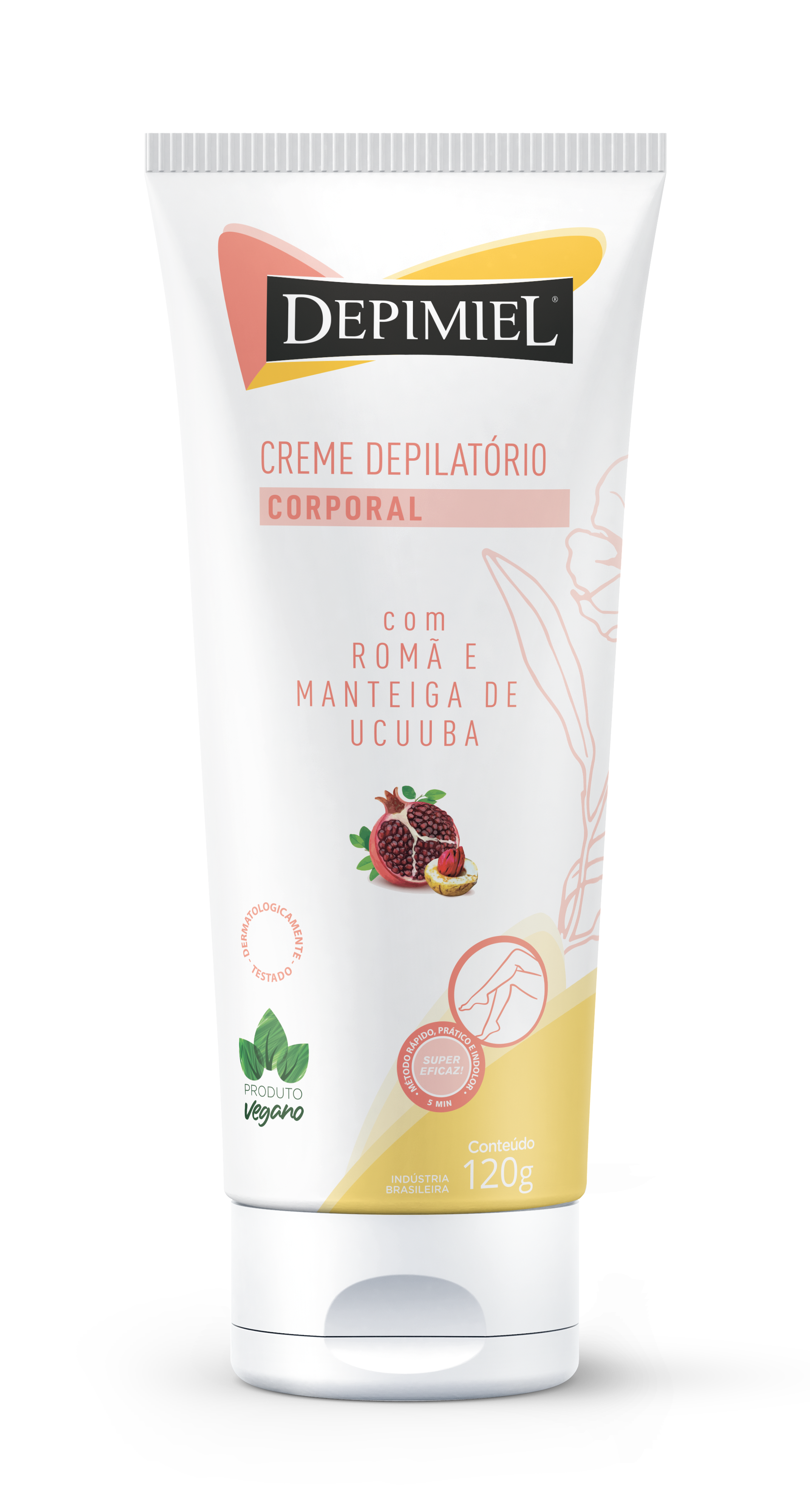 CREME DEPIL ROMA E M UCUUBA 120G - 1355