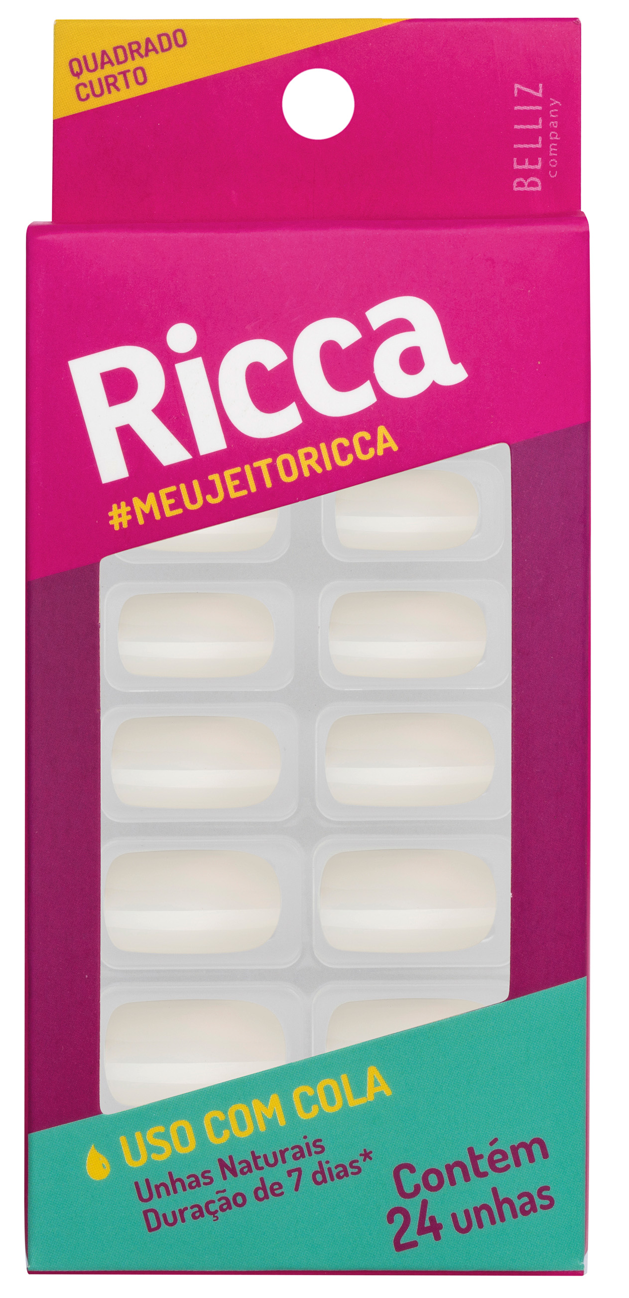 UNHAS RICCA QUADRADO CURTO - 1336