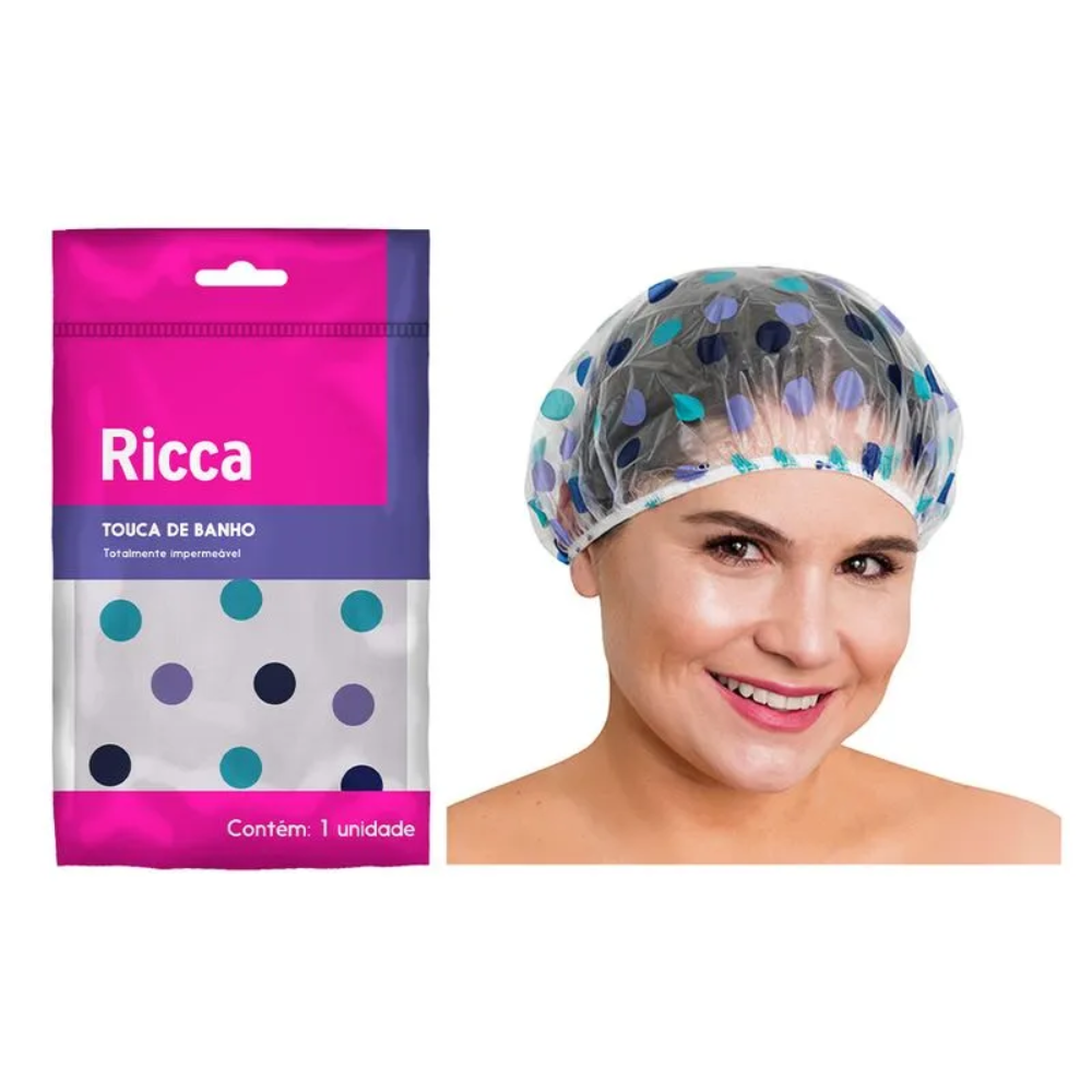 TOUCA PARA BANHO ESTAMPADA RICCA - 392