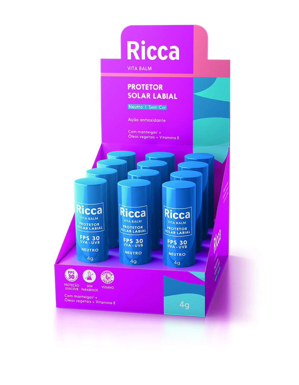 PROT SOLAR LAB NEUTRO FPS30 RICCA 3814