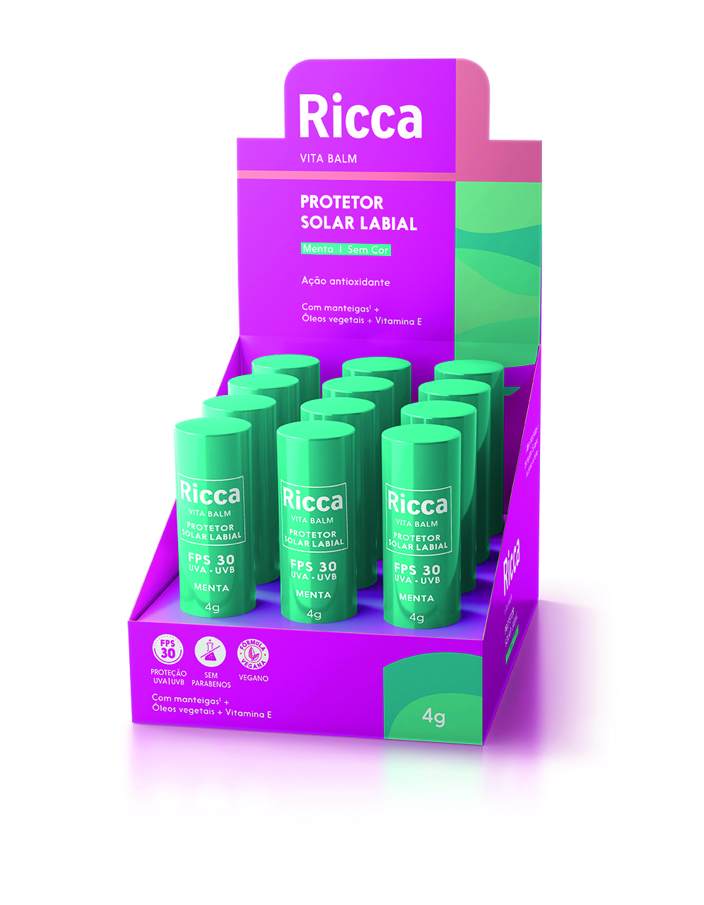 PROT SOLAR LAB MENTA FPS30 RICCA 3804