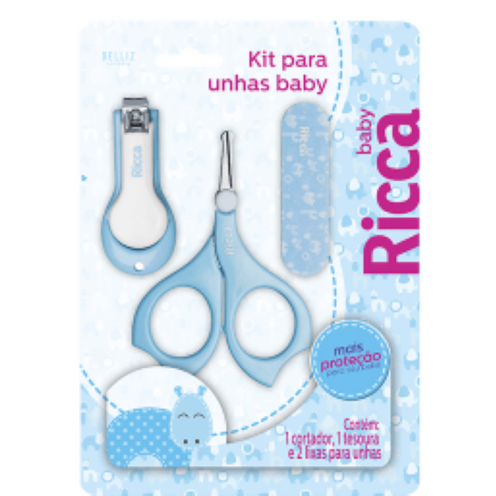 KIT MANICURE BABY COLORS AZUL - 1657