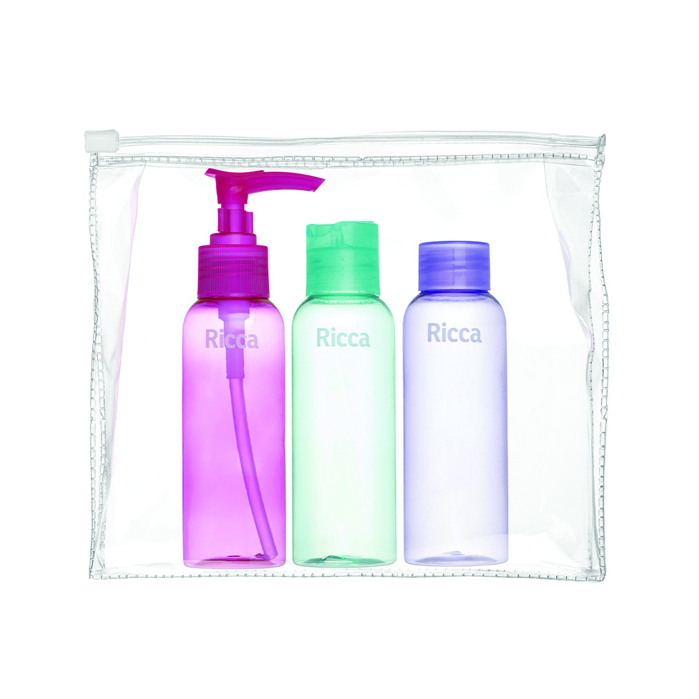 KIT FRASCO PARA VIAGEM 3UN RICCA - 3289