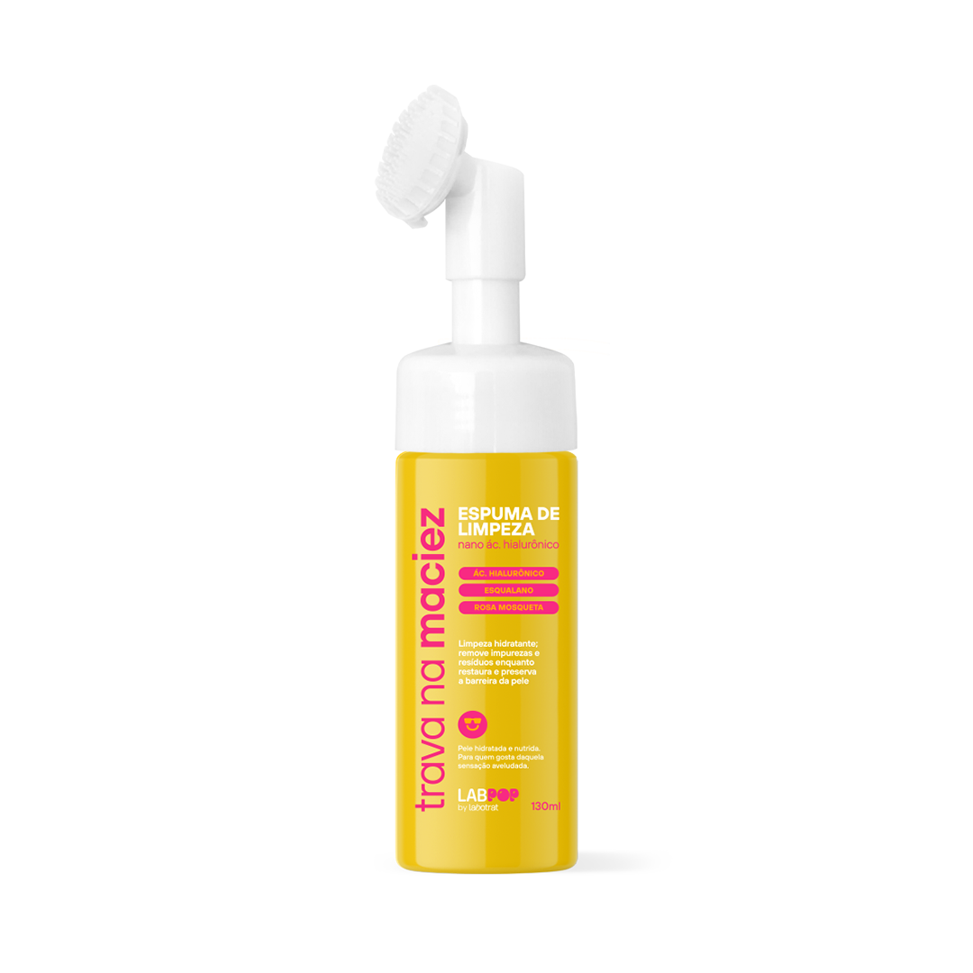 ESPUMA FACIAL TRAVA NA MACIEZ LABPOP
