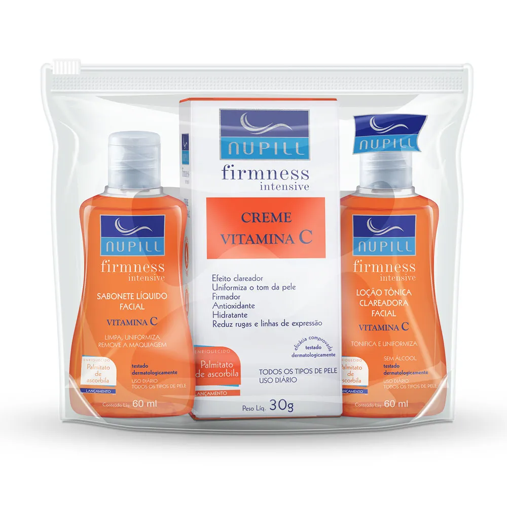 KIT SABONETE LOCAO E CREME VITAMINA C