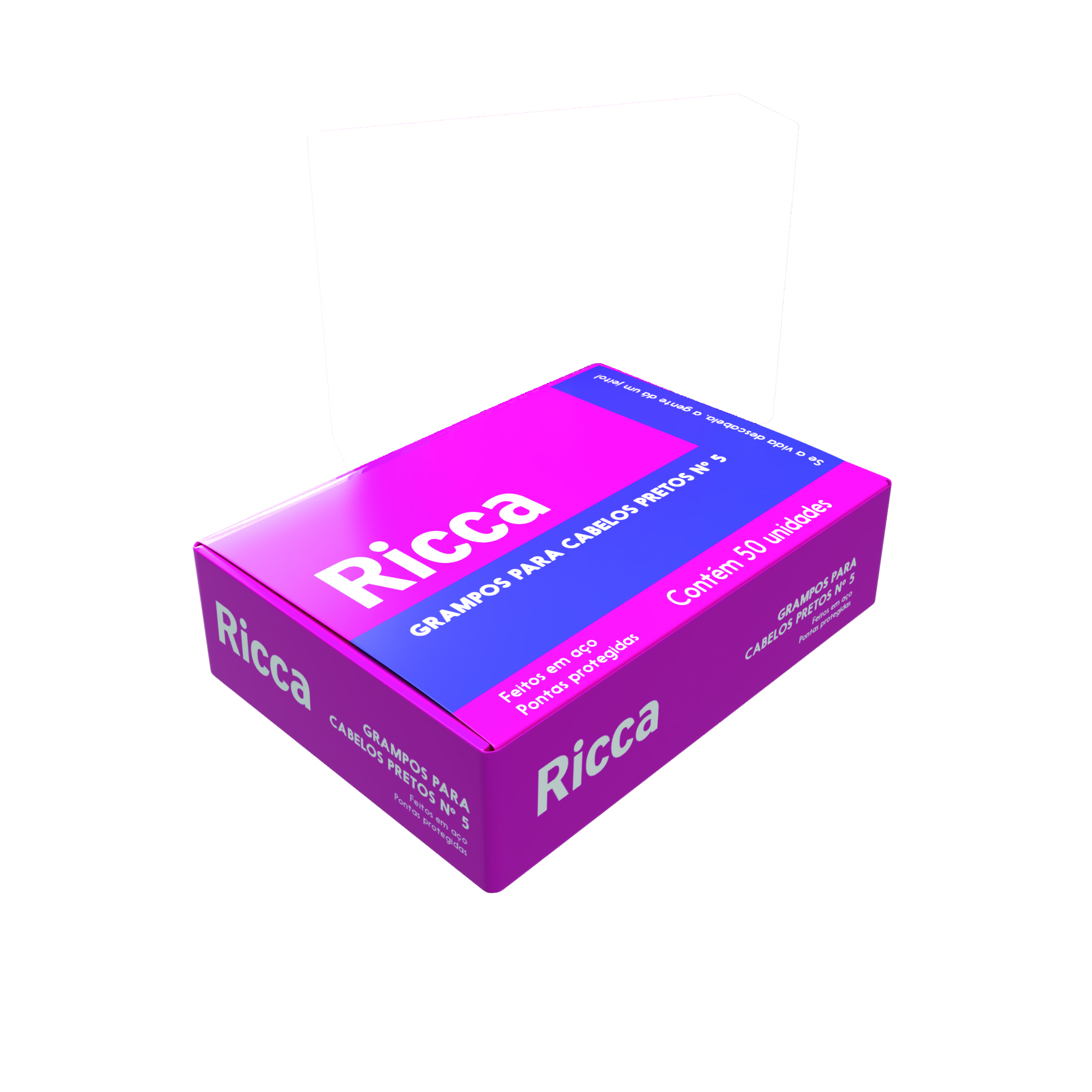 GRAMPO PARA CABELO N5 PRETO C100 RICCA