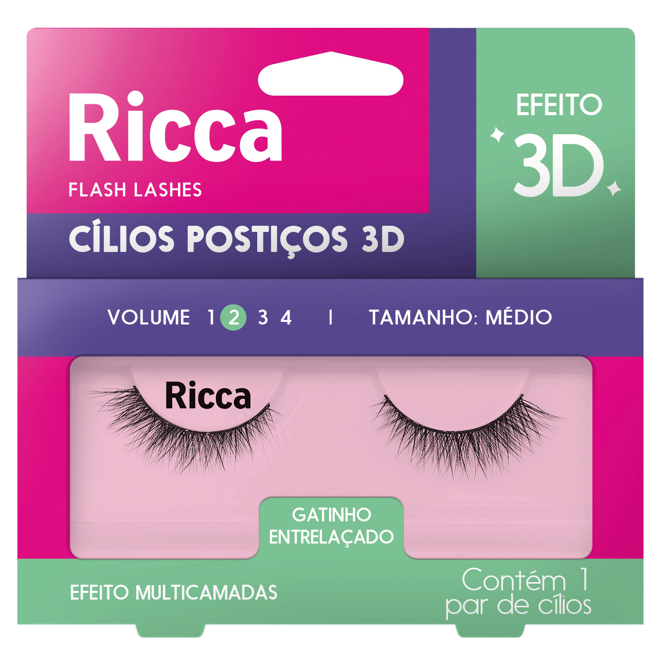 CILIOS 3D RICCA VOL 02 MEDIO 404