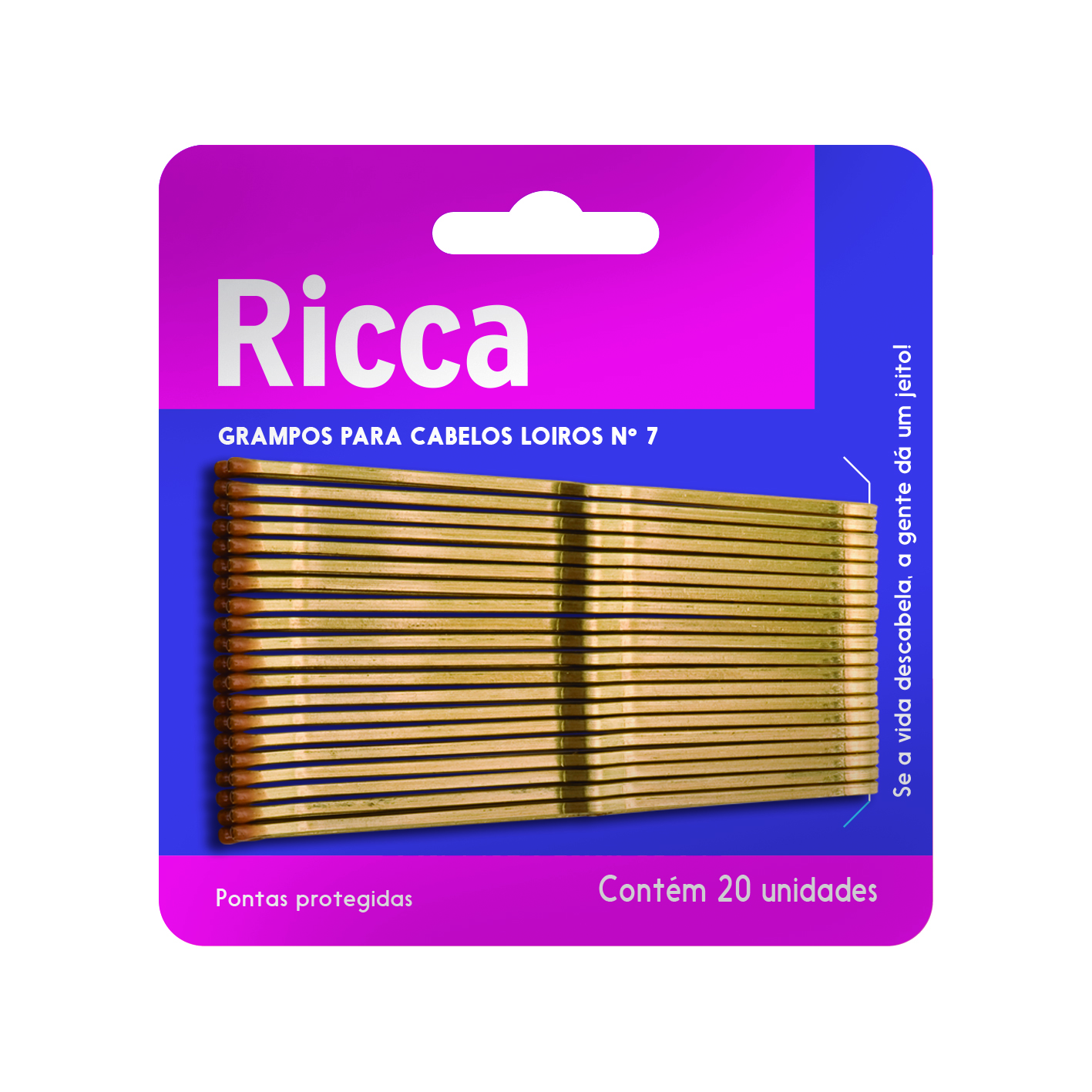 GRAMPO PARA CABELO LOIRO N7 RICCA