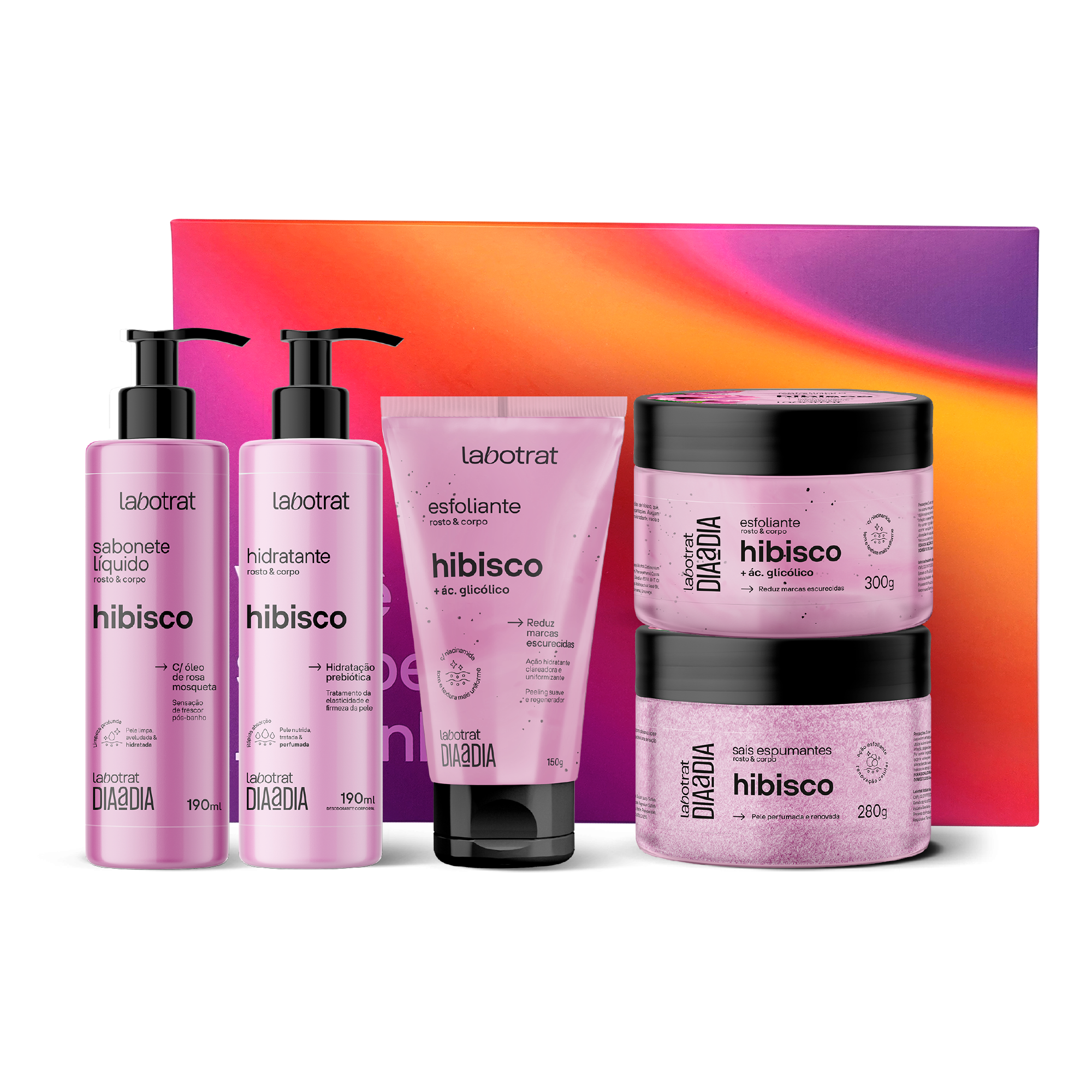 KIT HIBISCO C/ 5 ITENS LABOTRAT