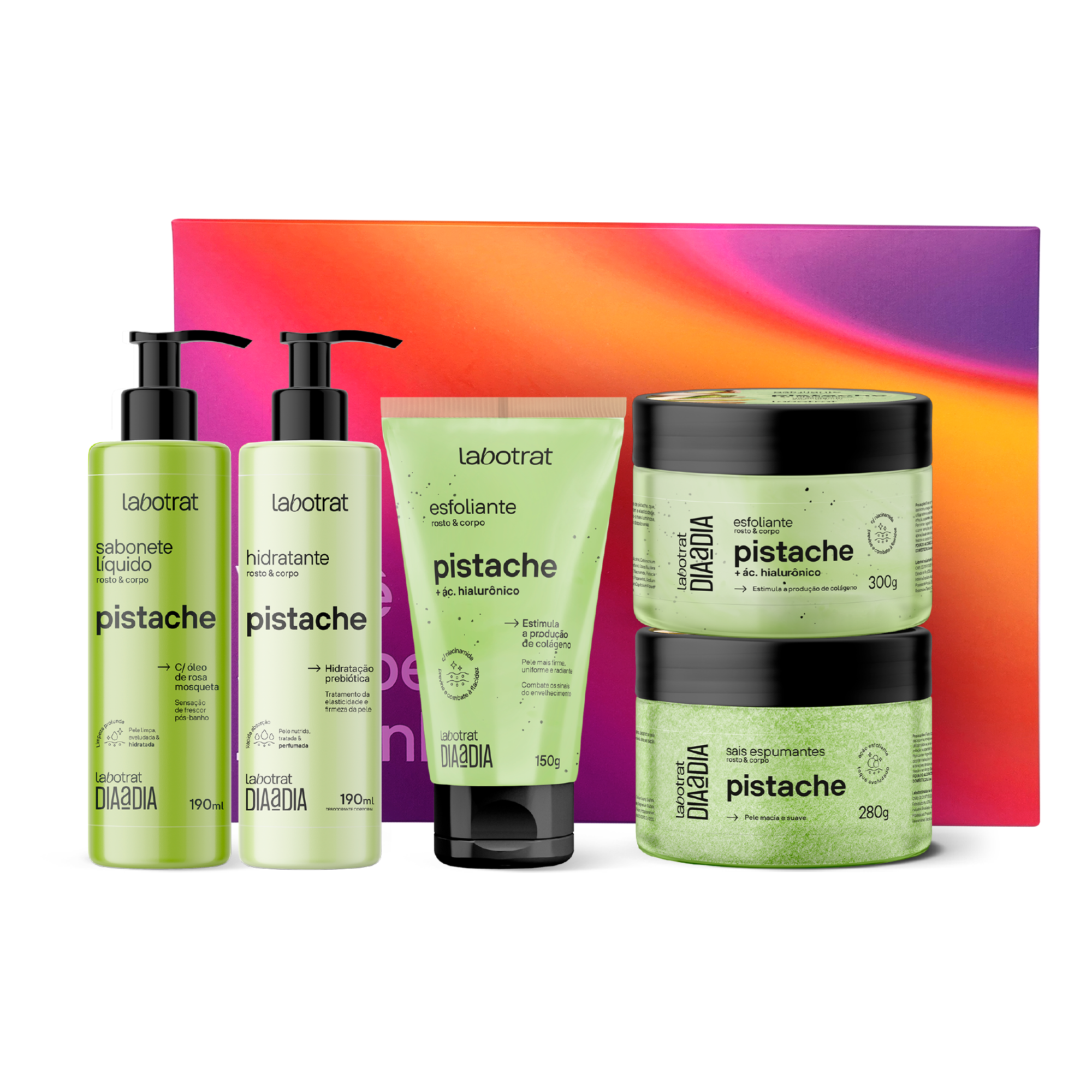 KIT PISTACHE C/ 5 ITENS LABOTRAT