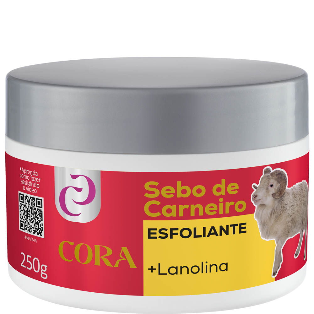 ESFOLIANTE CORA SEBO DE CARNEIRO 250G