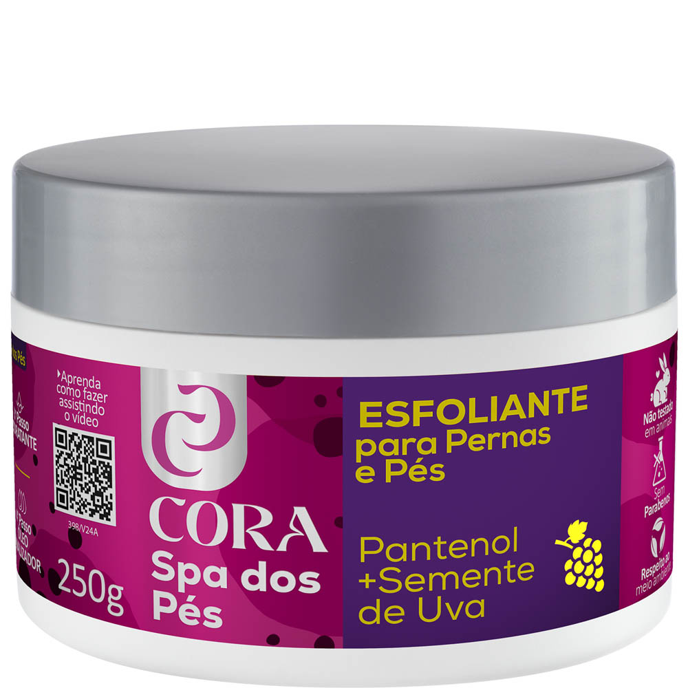 ESFOLIANTE CORA PENTANOL + UVA 250G