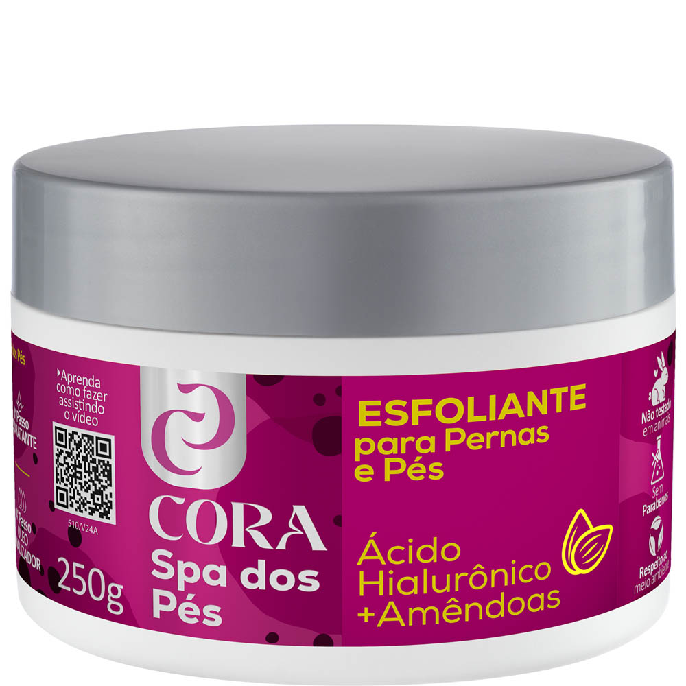 ESFOLIANTE CORA ACID HIALURONICO+AMENDOA