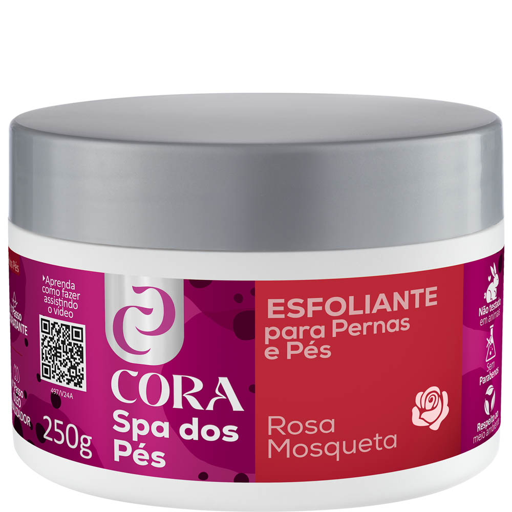 ESFOLIANTE CORA ROSA MOSQUETA 250G