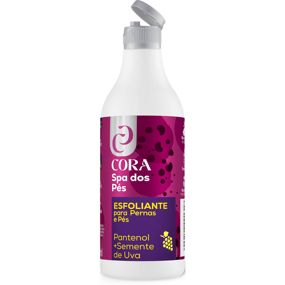ESFOLIANTE CORA PENTANOL + UVA 400ML