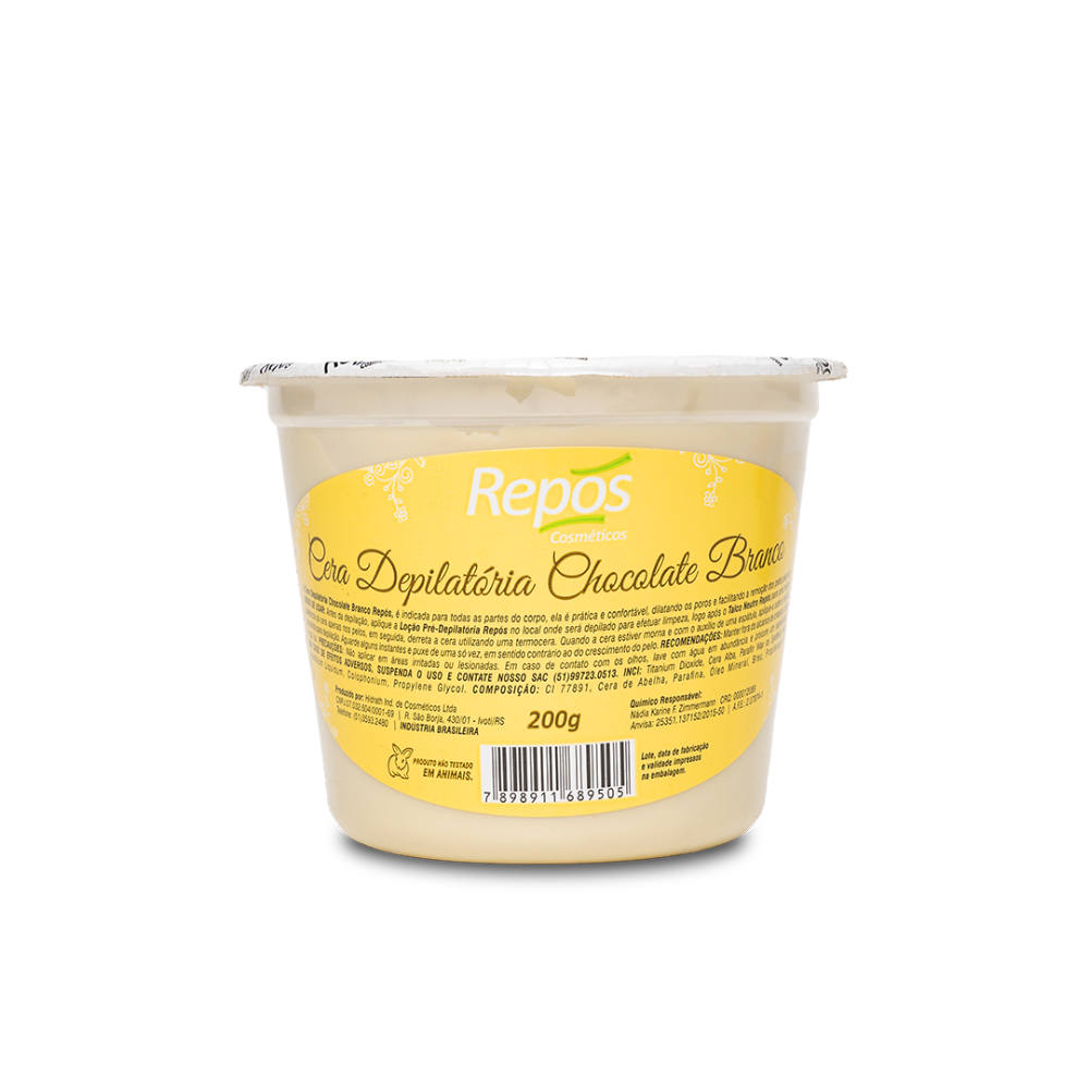 CERA DEPILATORIA REPOS EM POTE CHOCOLATE