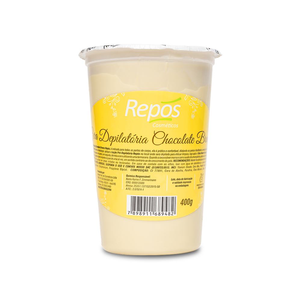 CERA DEPILATORIA REPOS EM POTE CHOCOLATE