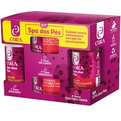 KIT SPA DOS PES ROSA MOSQUETA CORA