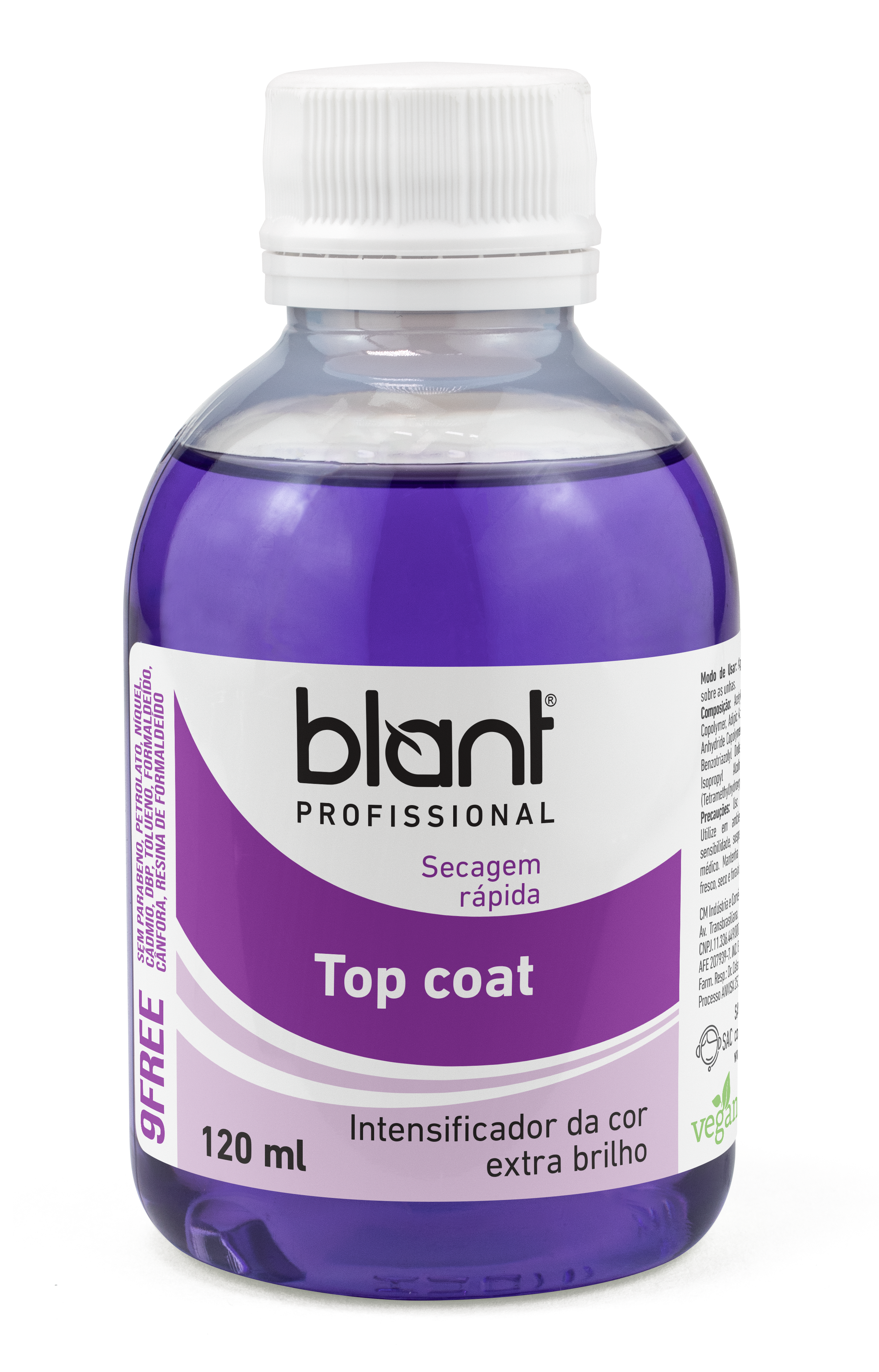 BASE TOP COAT PROFISSIONAL 120ML