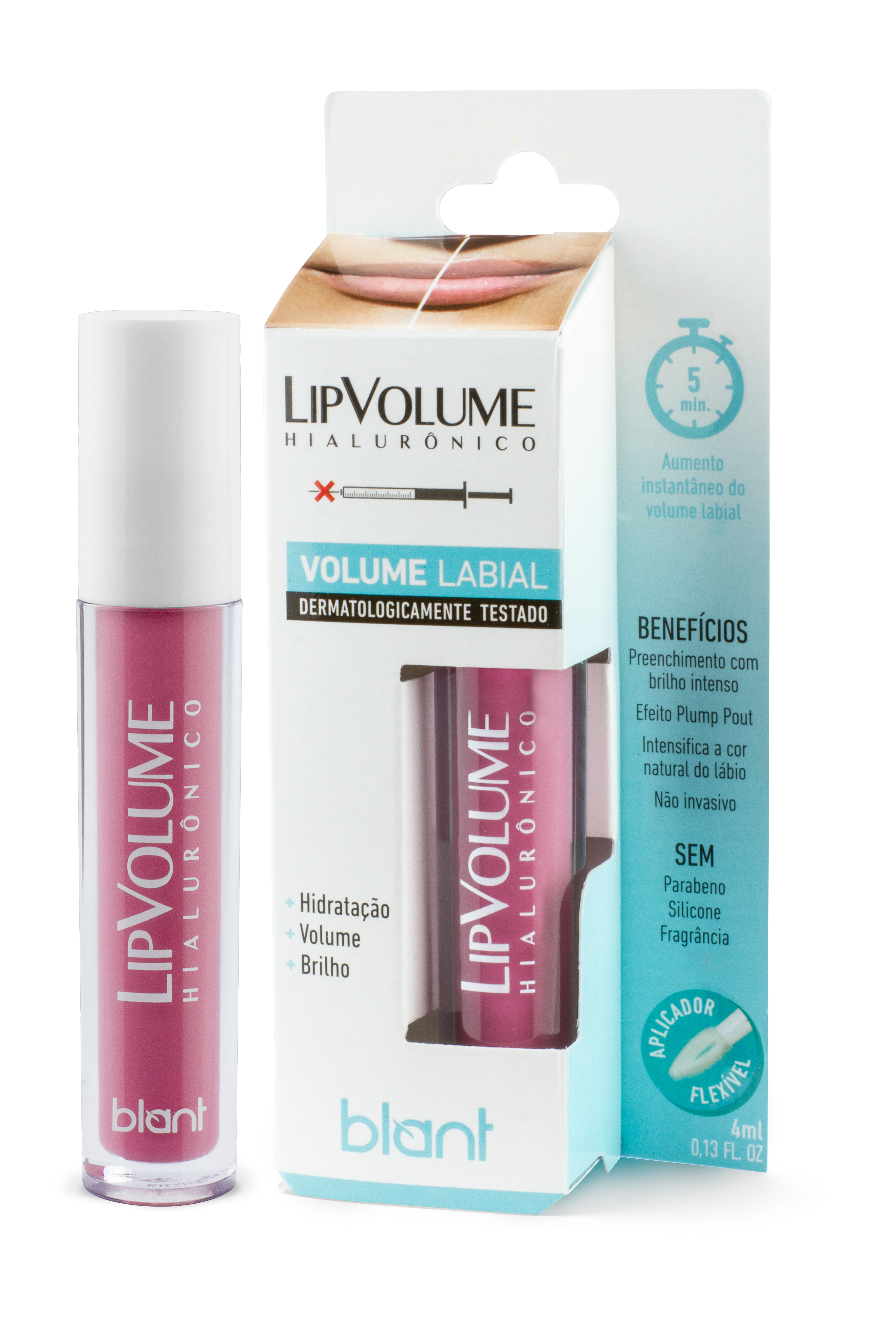 BLANT LIP VOLUME HIALURONICO ROSA 4 ML